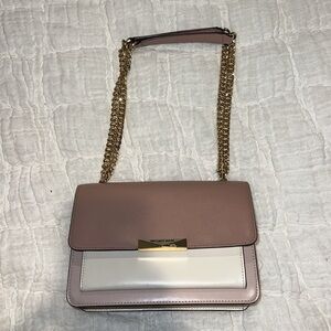 Michael Kors Jade Tri-Color Leather Crossbody Bag EUC